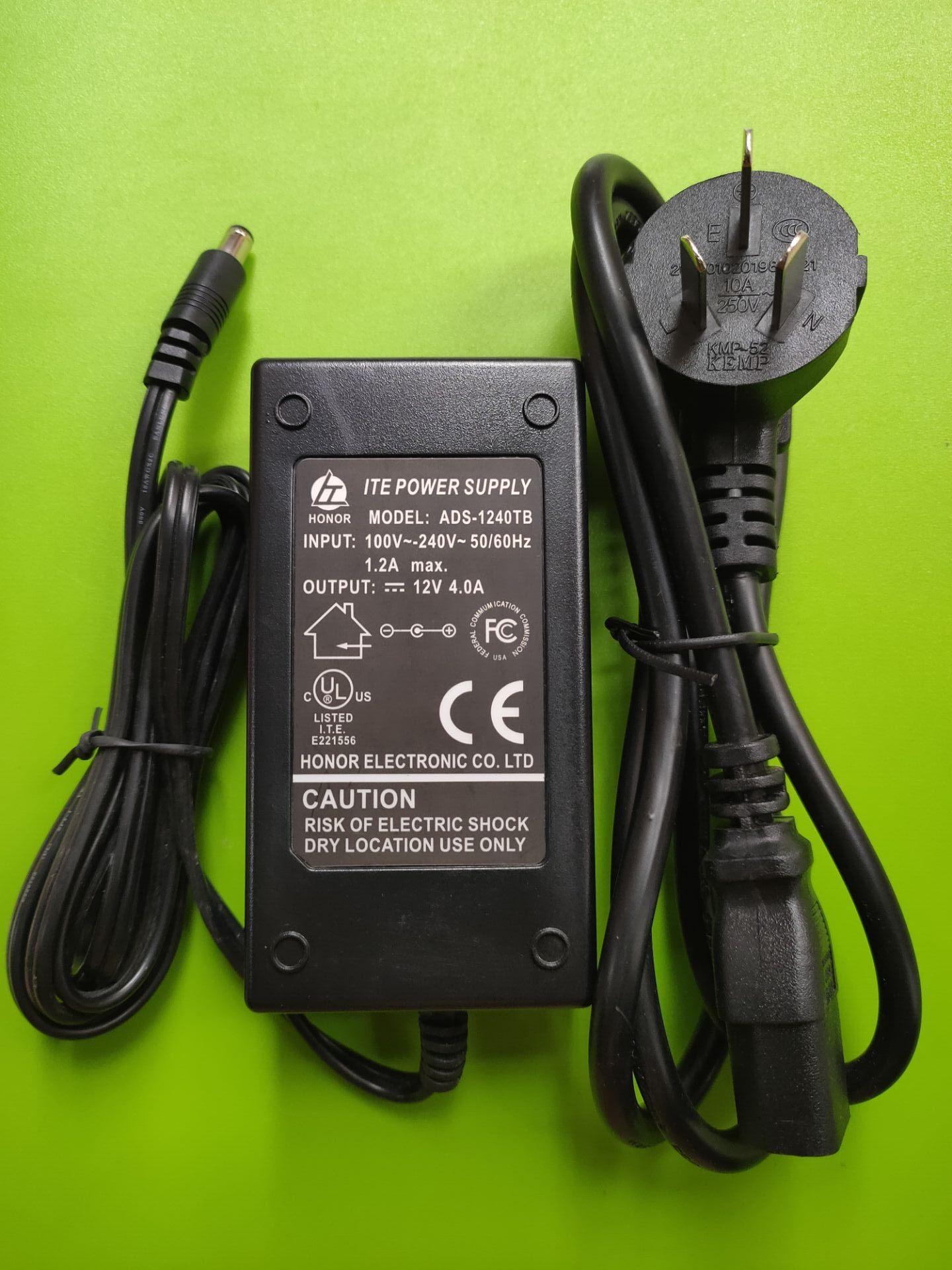 原装honor欧陆通12v4a电源适配器ads-1240tb监控显示器供应器