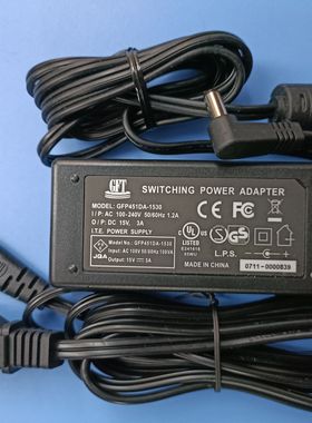 THE ONE电钢琴 DC15V3A电源线适配器充电器变压器插头座通用