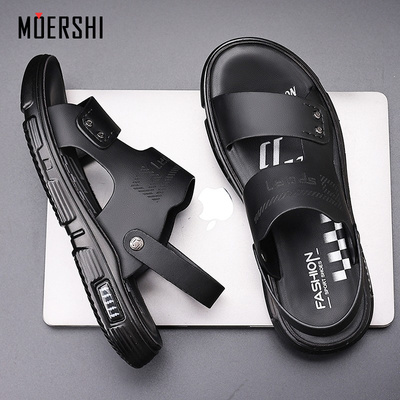 凉鞋男高级感2025新款潮夏季防滑
