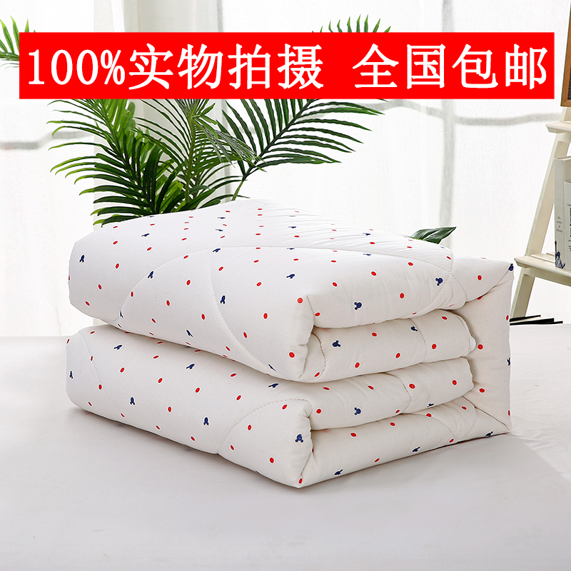 春秋加厚保暖絮棉四季通用绗缝被