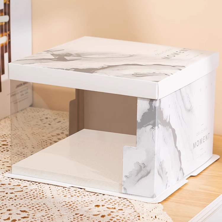 工厂直销大尺寸半透明生日蛋糕盒