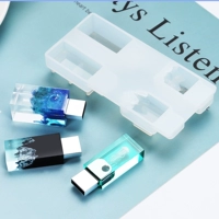 秋兰 Микро пейзаж, морской USB-флеш-накопитель, силиконовая форма, DIY