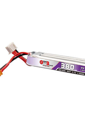 高能GNB 300MAH升级款 380mAh 3S 11.4V 60C HV 高压款锂电池