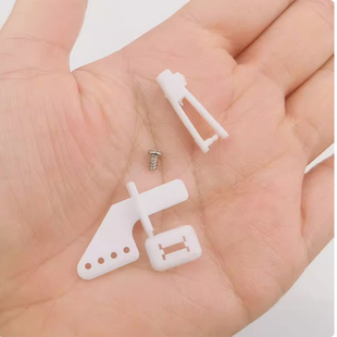 KTMODEL◆KT舵角+U夹头,带拉杆调节功能 插拔舵角 KT飞机泡沫机用