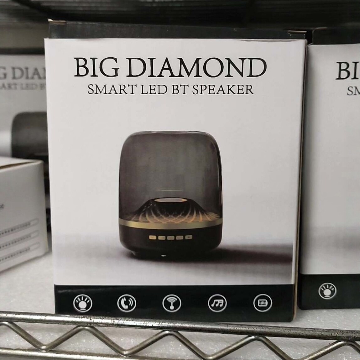 BIG DIAMOND智能LED琉璃蓝牙音箱氛围灯效果炫酷无线小音响包邮
