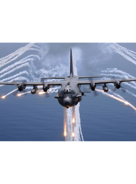 AC-130H数字油画cioioil