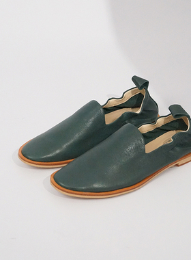 断码清仓 | 褶皱设计百搭时髦高端简约英伦乐福鞋平底女