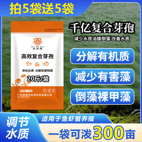 粤晋然复合芽孢杆菌鱼虾调水净水