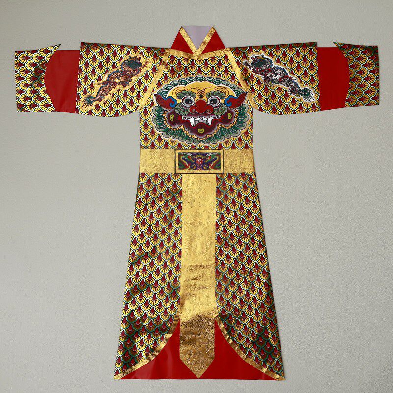 武将铠甲武士服仙家纸衣服