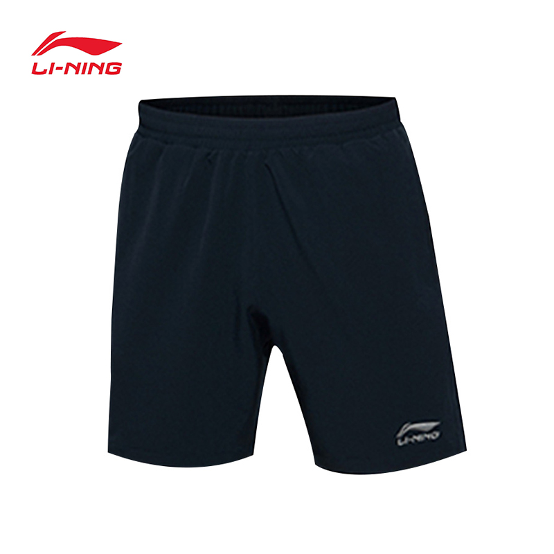 李宁网球篮球跑步休闲春新款男子女子运动短裤黑蓝新老型号随机发