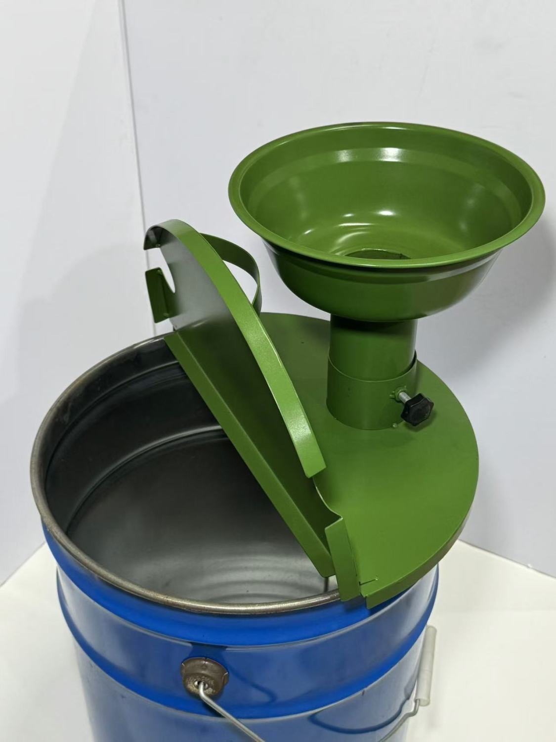 特氟龙油墨桶带搅拌机带漏斗特氟龙不粘墨油墨桶油墨桶小桶盖