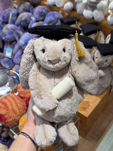 百补英国Jellycat害羞邦尼兔毕业