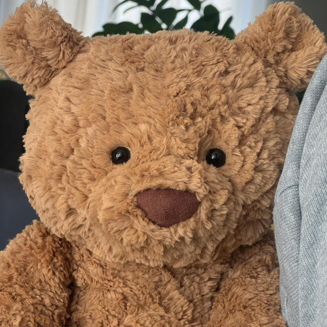 jellycat巴塞罗熊钥匙扣手袋挂饰
