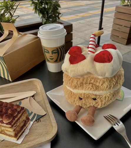 jellycat趣味生日蛋糕玩具送礼物