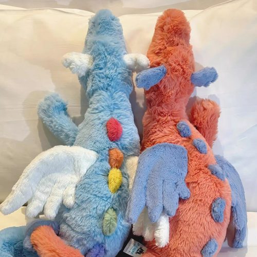 jellycat柿色雪龙儿童毛绒玩具