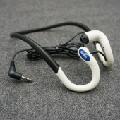 日本品牌古董发烧后挂式 罕见运动脑后通用纯音 耳机麦克赛尔经典