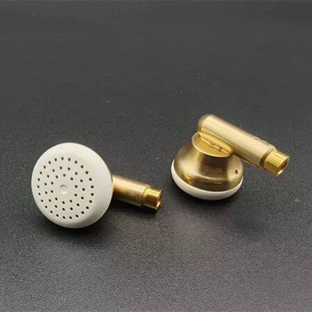 黄金甲发烧耳塞式耳机金属带麦重低音声音纯净HIFI立体声纯铜高阻