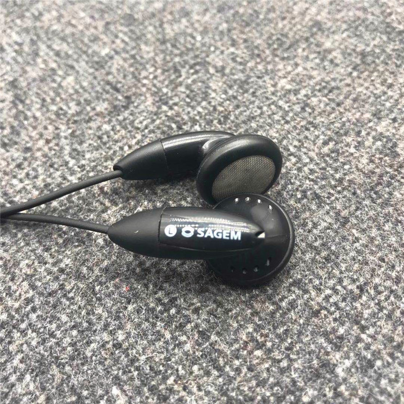 经典老耳塞MX500声音 保时捷耳机同款SAGEM萨基姆通用纯音不带麦