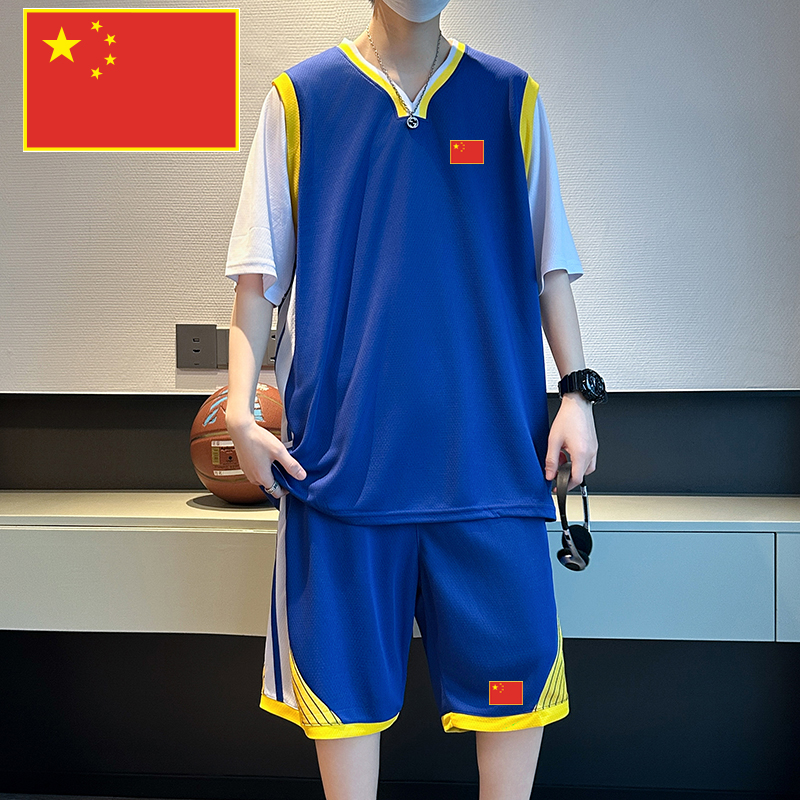 国家队运动套装男女春夏季速干衣中国教练训练房户外篮球健身服