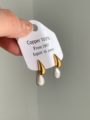 欧美风金属女高级感耳环