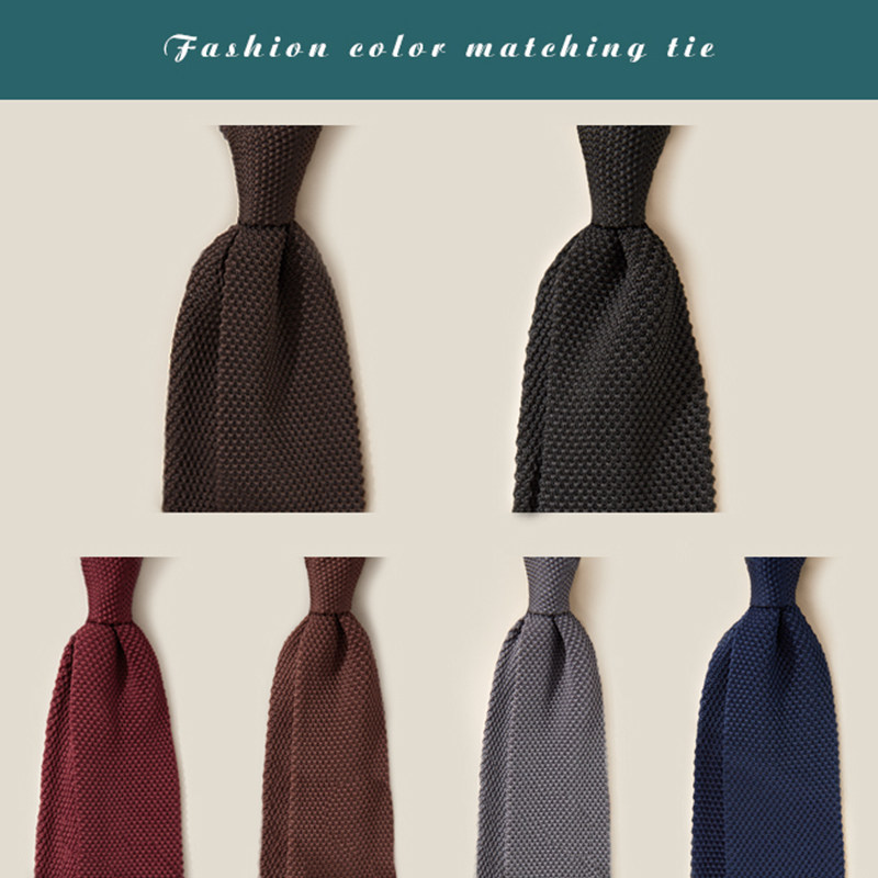 毛线针织男士领带商务时尚7CM箭头型复古简约轻奢手打款纯色领带,服饰配件/皮带/帽子/围巾,领带,淘宝优惠券,粉丝福利购,淘宝优惠卷