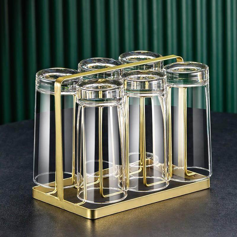 进口玻璃杯套装家用水杯玻璃茶杯耐高温凉水壶耐热牛奶杯子