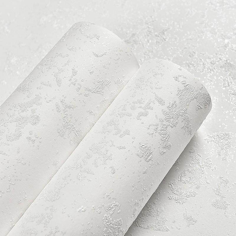 浅绿色壁纸 现代简约3d硅藻泥纯色素色淡绿色非自粘无纺布墙纸