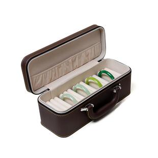 大容量便携手提15位手镯收纳盒多位翡翠镯子手饰收纳盒家用