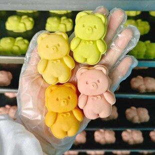 小熊绿豆糕传统糕点中式 点心网红零食绿豆冰糕端午节绿豆糕零食