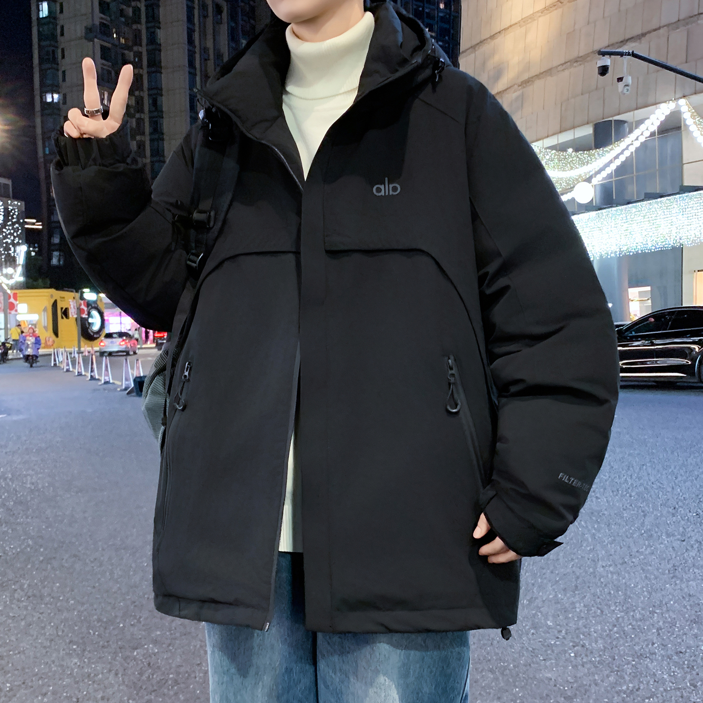 2025新款冬季青少年羽绒服外套男孩初高中学生棉袄大童冬装棉衣潮