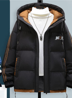 13休闲短款羽绒服连帽潮流