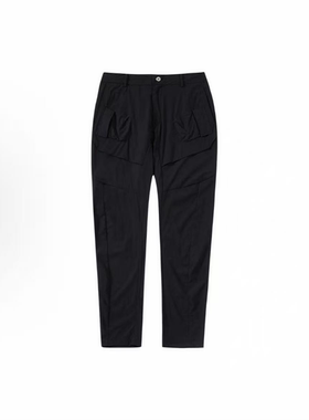 李宁LNG 都市机能系列纯色三维立体设计直筒休闲长裤男款FHBA008