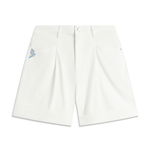 李宁X迪士尼史迪奇联名系列女子简约宽松休闲透气短裤AKSU326