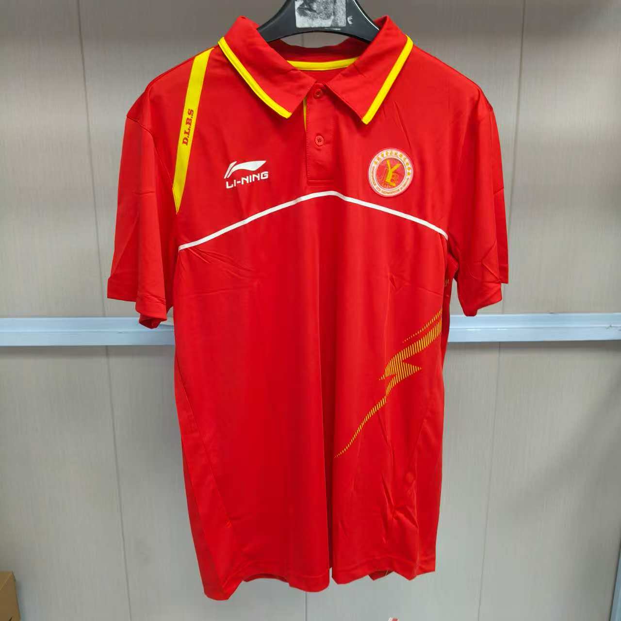 《购买前看详情B品》李宁短袖男款简约T恤透气休闲POLO衫 LYB001
