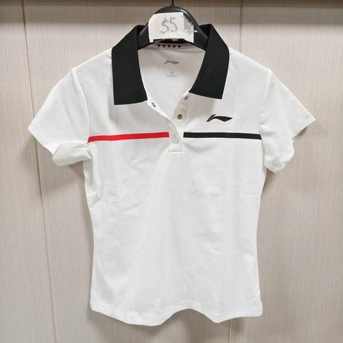 《购买前看详情B品》李宁短袖透气夏季速干运动POLO衫女款APLS198