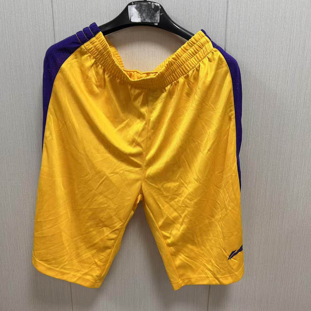 《购买前看详情B品》李宁短裤夏季男款运动简约休闲透气球裤DDDD2