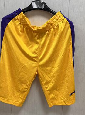 《购买前看详情B品》李宁短裤夏季男款运动简约休闲透气球裤DDDD2