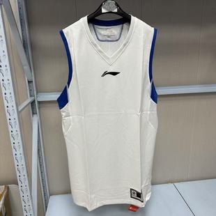 李宁男子CBA运动上衣宽松速干篮球服AAYG64 B品以直播展示为主