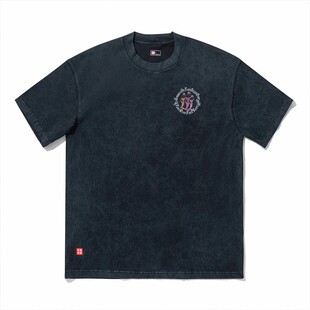 中国李宁2024新品T恤街头不打烊男子运动宽松短袖文化衫AHSU929