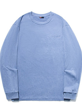 李宁vital系列男女同款简约休闲圆领百搭舒适长袖运动T恤AHST657