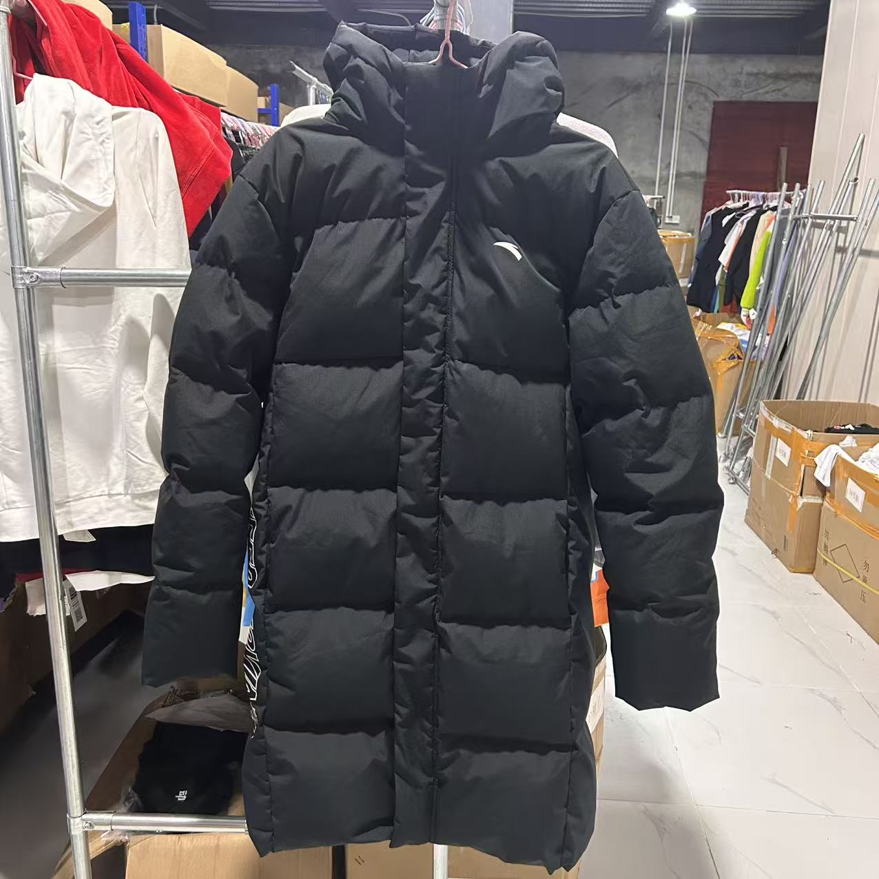 【B品特价清仓】安踏羽绒服季节男女款中长款羽绒服D8000