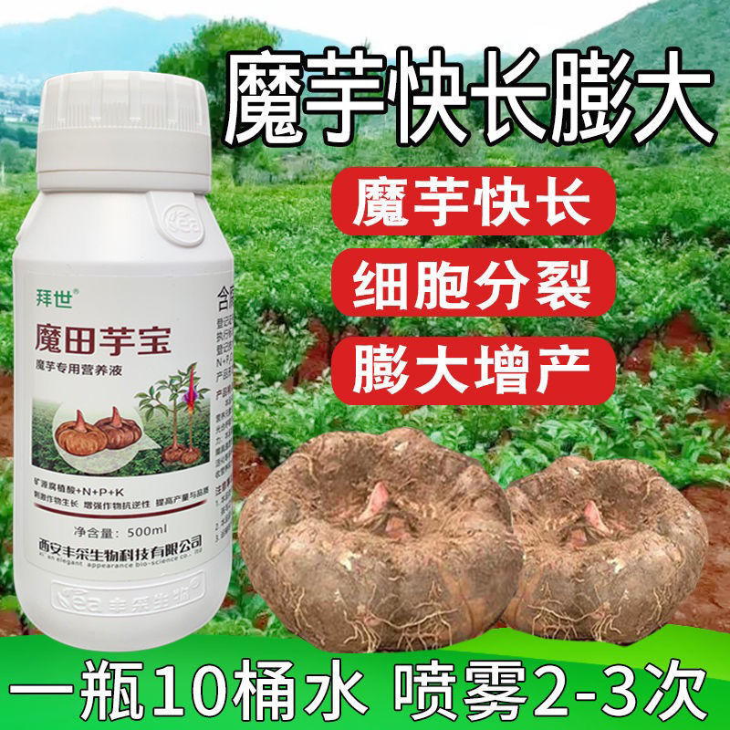 正品魔芋营养液膨大剂生根壮苗抗病抗逆提质增产矿源腐植酸叶面肥