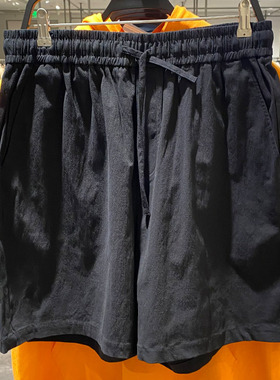 2025夏季WLJZWF UR男装时尚休闲松紧腰宽松短裤裤子ML15R6BN2000