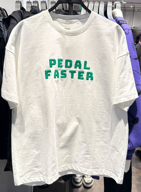 WLJZWFJT UR男装2025夏季时尚休闲英文印花宽松短袖T恤UMV432037