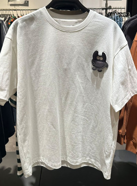 WLJZWFJT潮牌男装206夏季新款潮流百搭圆领宽松短袖 T恤UML432035