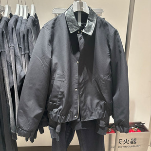 2026春季新款WLJZWFJTUR男装外套休闲翻领拼接夹克 外套UMF140086