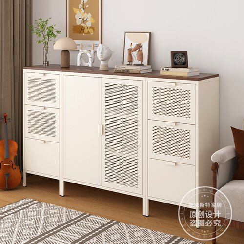 包豪斯铁艺餐边柜客厅卧室靠墙