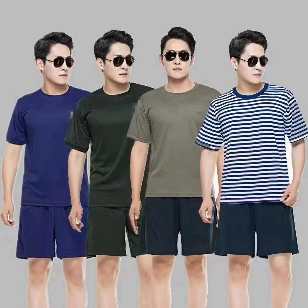 夏季儿童短袖体能服成人速干t恤