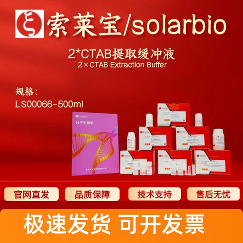 索莱宝 solarbio 2*CTAB提取缓冲液 LS00066 500ml 科研实验试剂