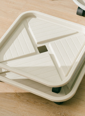 正方形万向轮树脂托盘带接水盘